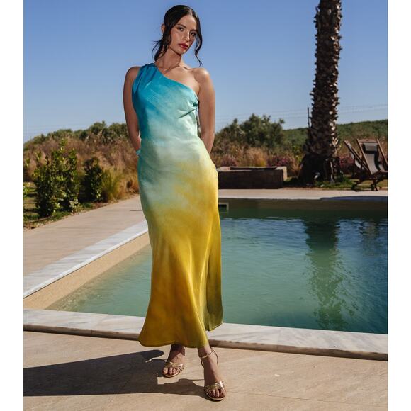 ZARA BLOGGER FAVE!!! Flowy Midi Dress NWT - Picture 9 of 16